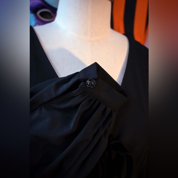 Wax Poetic Clothing PENNY DRESS IN BLACK NIGHT - Picture 3 of 10